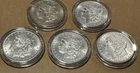 Lot of 5 BU Morgan Silver Dollars 1901-O 1902-O 1896 1897 1900 Nice Set