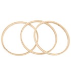 3pcs Dream Catcher Bamboo Circles Multi-Purpose Bamboo Rings Craft for DIY