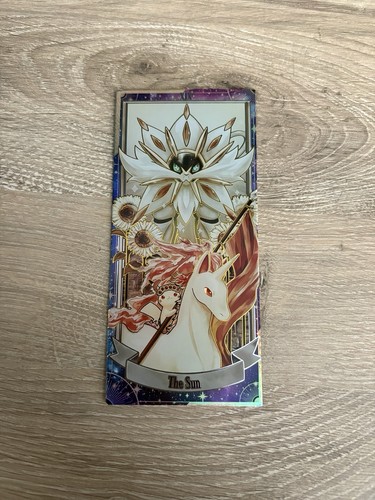 NON TCG Pokémon Eif Elf Origins 2.0 - The Sun Tarot Card Rapidash Pikachu Gold - Picture 1 of 2