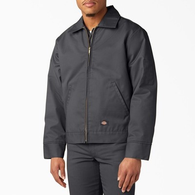 【美品】EXAMPLE×Dickies ダークグレー ジップアップジャケット Dickies Men's TJ15 Insulated Lined Quilted Eisenhower Zip Up Work