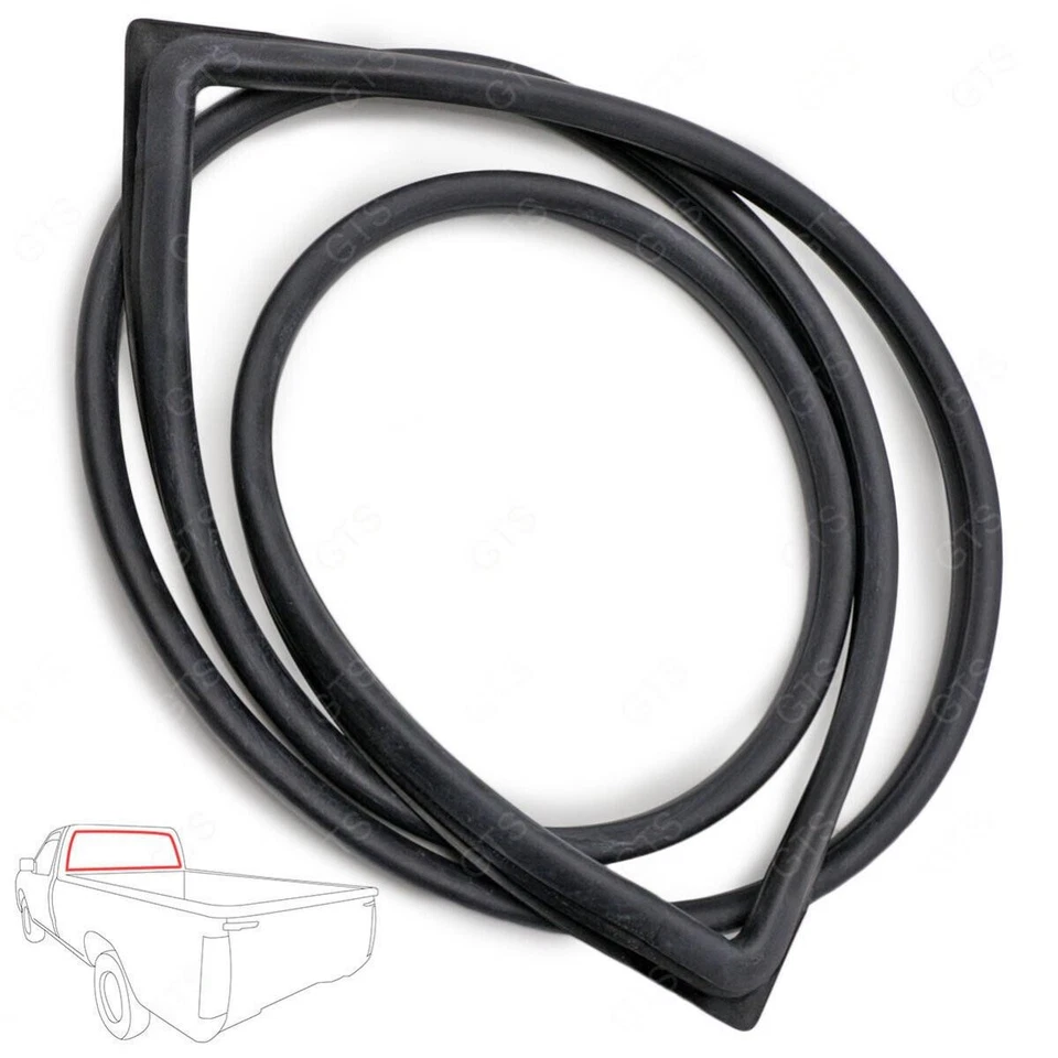 Rear Window Windshield Rubber Seal For Isuzu TFR TF LUV Pickup 1992 - 1196 Foto 3 de 4