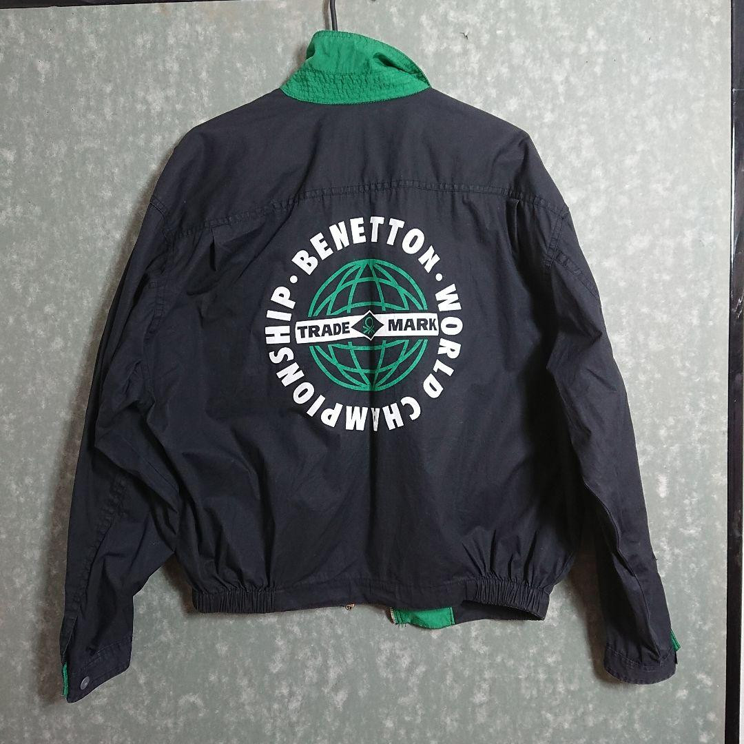 ジャケット・アウター 90s Benetton f1 racing jacket Vintage 90's Benetton Formula 1 Racing Team Jacket Autopolis