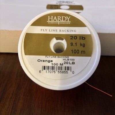 New Hardy Fly Line Backing Orange 20lb 100 M