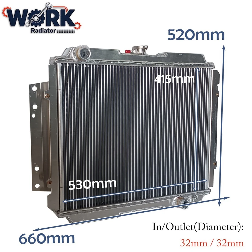 Radiator For Holden Rodeo TF G3 G6 G7 4JA1 4JB1 2.5L 2.8L Diesel 1988-2003 MT 02 - image 2 of 4