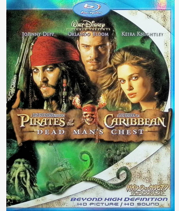 Pirates of the Caribbean: Dead Man's Chest Blu-ray Discs for sale
