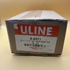 3⁄4" x 1 3⁄32"' ULINE S-8573 Merchandise Tags #2 Prestrung White Jewelry Sales
