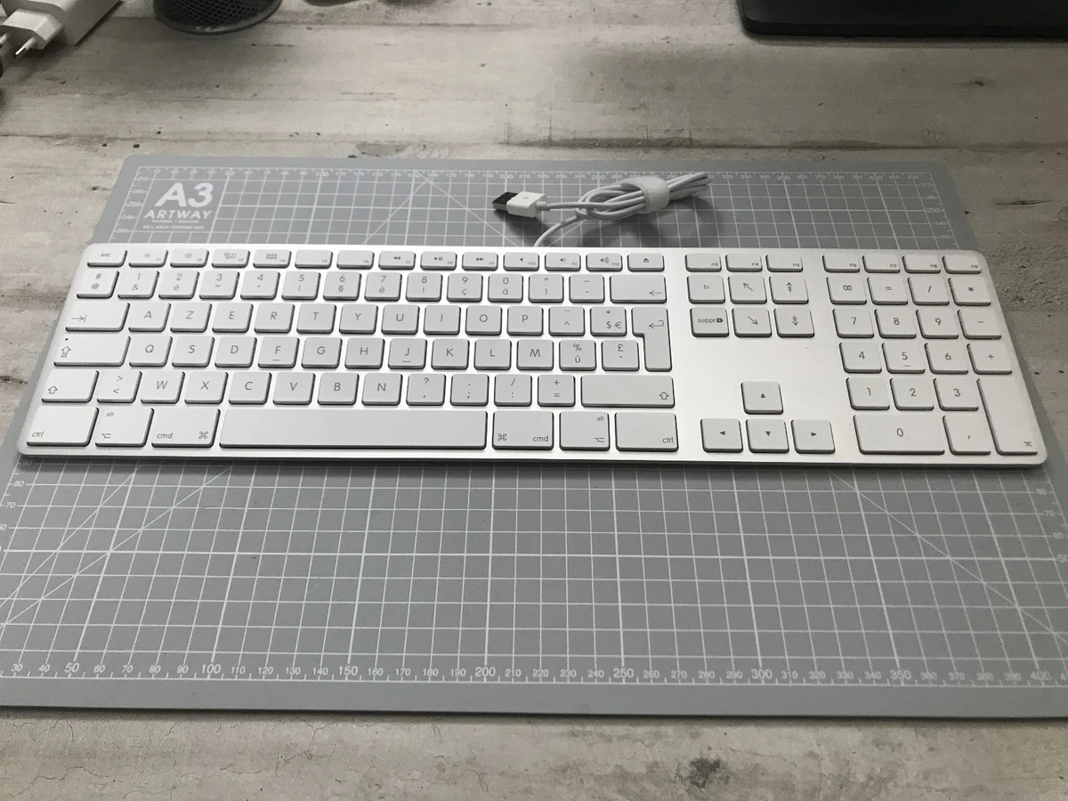 Clavier AZERTY Français Filaire Noir Pour ASUS - Modèle CHICLET - Neuf Sous Emballage - Référence CL-191-X61AZN