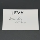 Marv Levy Signed 3x5 Index Card - Buffalo Bills - TTM Authentic Autograph!