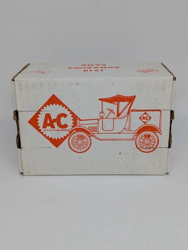 1990 ERTL 1918 RUNABOUT ALLIS CHALMERS DELIVERY TRUCK COLLECTOR TOY BANK - Picture 2 of 13