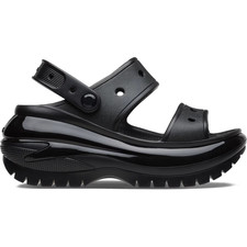 Crocs Classic Mega Crush Sandals size 7 37-38 black