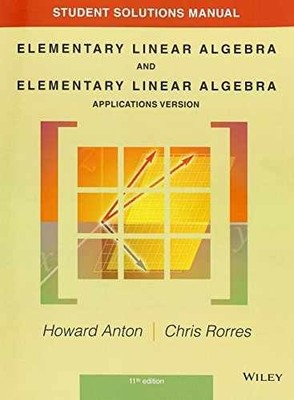 Student Solutions Manual to accompany - Paperback, by Anton Howard - Good o