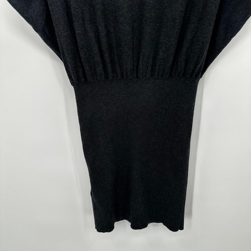 ALLSAINTS Elis Cowl Neck Gray Dress Batwing Sleeve Sweater Size 6 - Picture 9 of 12