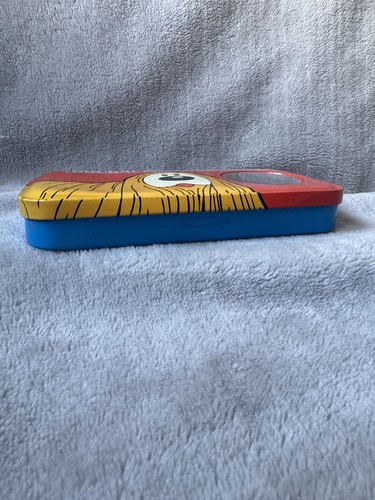 Magic Roundabout Dougal Ermintrude Brian Tin Pencil Case 2001 WH Smith Red Blue - Bild 14 von 17
