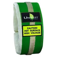 UNITHERM UVST 5002 14" x 50" L Fiberglass Cloth Insulated Pipe Jacket 1" Wall