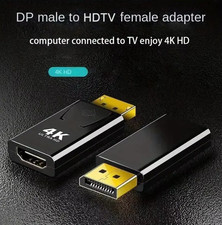 4K DP DisplayPort to HDMI-compatible Adapter Converter Display Port DP to HDMI-c