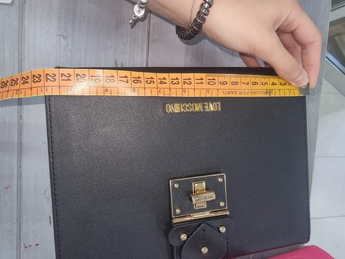 Love Moschino Borsa A Mano Donna Nero BM43 - Picture 7 of 7