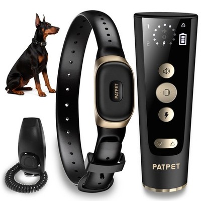 Dog Training Collar with Clicker - 4200Ft E Collar for Dogs Training IPX7 Waterp