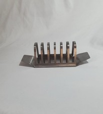 Vintage Stainless Steel toast rack with  tray. Very good condition.
