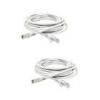 2 Count Ethernet Verbinder Katzenkabel Ethernet-Kabel Netzwerkkabel