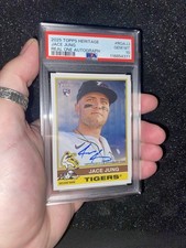 2025 Topps Heritage - Real One Autographs Jace Jung #ROA-JJ (AU, RC) PSA 10