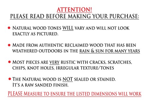 Reclaimed Wood Console Table 30” Rustic Entryway Accent Shelf in 5 Color Options - Picture 13 of 23