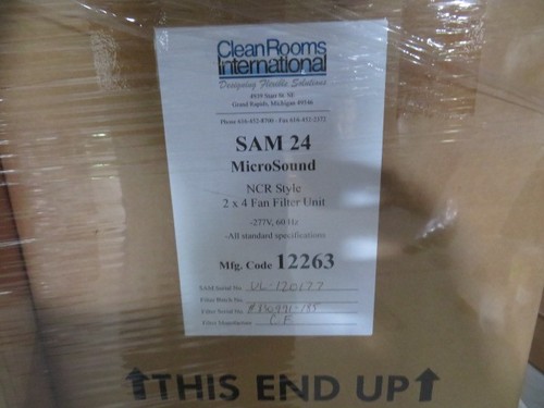 CRI Sam MS GS 24 HEPA Ceiling Terminal Fan Filter Clean Rooms International - Picture 1 of 3