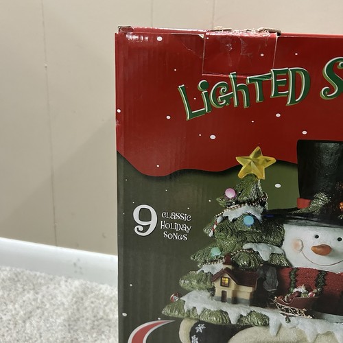 Costco beleuchteter Schneemann mit drehbarer Zugszene Artikel 749721 getestet funktioniert - Bild 3 von 13