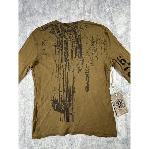 Pollution Brown Y2K Thermal Long Sleeve Shirt - Picture 7 of 7