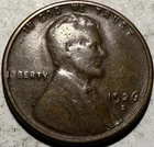 1926-S BN Lincoln Wheat Cent ~ Fine ~ #1996