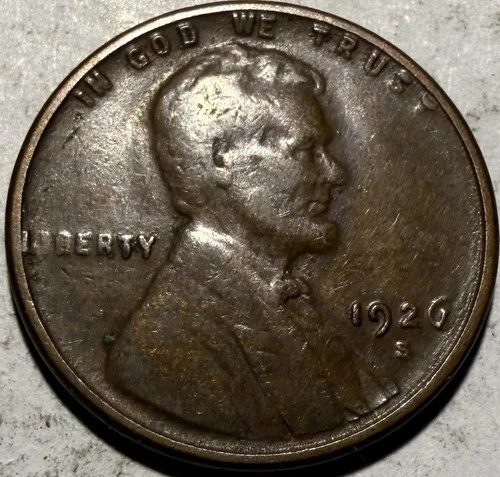 1926-S BN Lincoln Wheat Cent ~ Fine ~ #1996