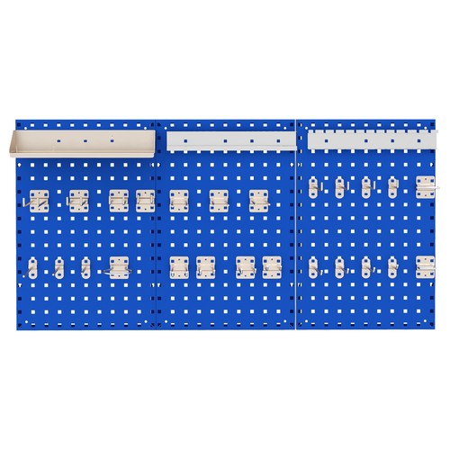 3 Pcs Pegboard Wall Organizer with 25 Hooks Drill Bit Holder Screwdriver Holder - Picture 10 of 10