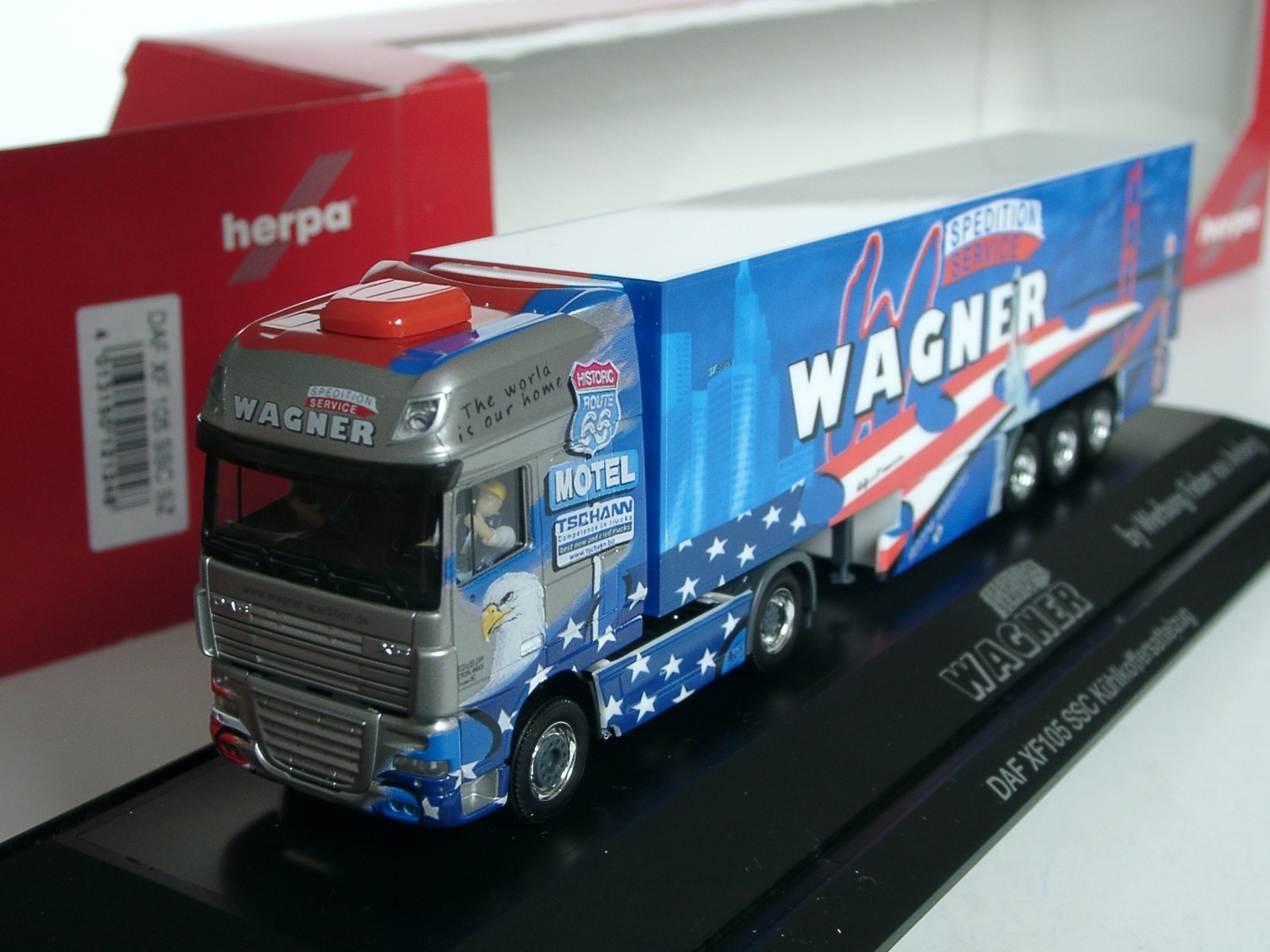 Herpa DAF XF 105 SSC, transportista Wagner-PC 121248 - 1 87 Herpa DAF XF 105 SSC, transportista Wagner-PC 121248 - 1 87