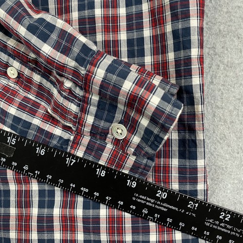 Levis Shirt Mens 2XL Button Down Plaid Supima Cotton Long Sleeve Preppy City - Picture 14 of 23