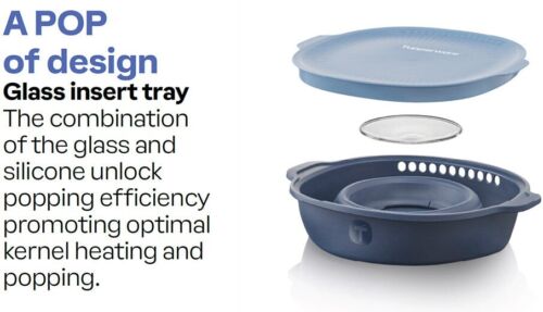 Tupperware WOW Pop Microwave Popcorn Maker, Bowl Movie Dishwasher Safe NEW !! - Picture 2 of 6