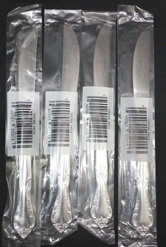Set 4 Estia CASCADE pattern stainless steak knives  - Picture 4 of 4