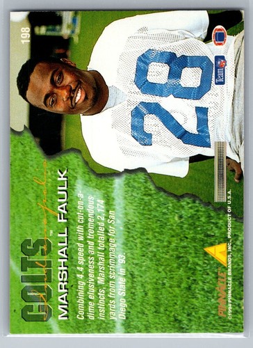 Marshall Faulk 4 Card Lot (RC) - HOF NM-MT *TEXCARDS* - Bild 6 von 8