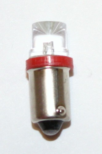(10 Pack) - 6.3 Volt LED Bulb Concave 44/47 Base (BA9S) Pinball - RED - Picture 2 of 12