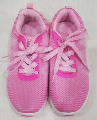 Josmo Girl Size 4 Pink Sneakers Shoes 