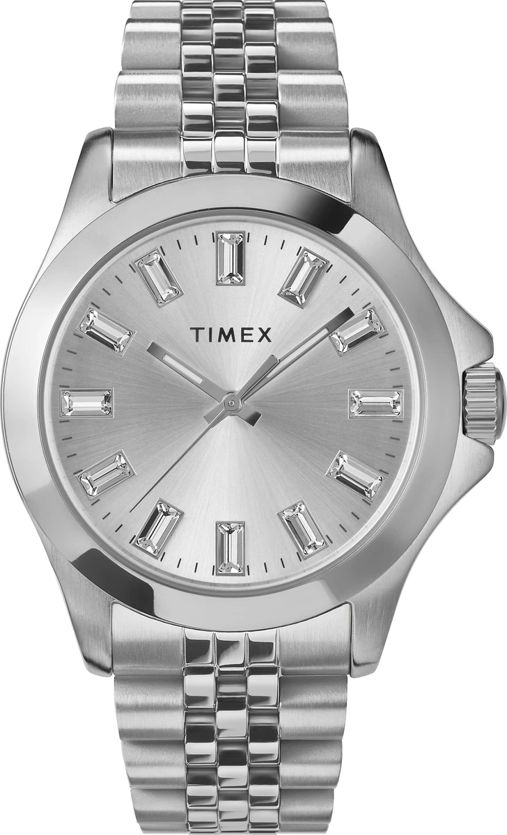 Timex silver top womens watch
