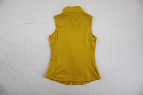 Fila Sport Women's Small (S) Yellow Sleeveless Mock Neck Full Zip Vest - Picture 8 of 10