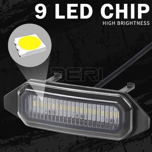 4X Rejilla Delantera Luz LED Estilo Raptor DRL Blanco Humo Para Toyota RAV4 2019-2022 - Imagen 4 de 12