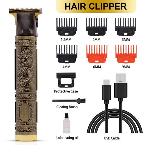 Professional Hair Clippers Electric Trimmers Cutting Cordless Beard Shaver W/LCD - Picture 5 of 28