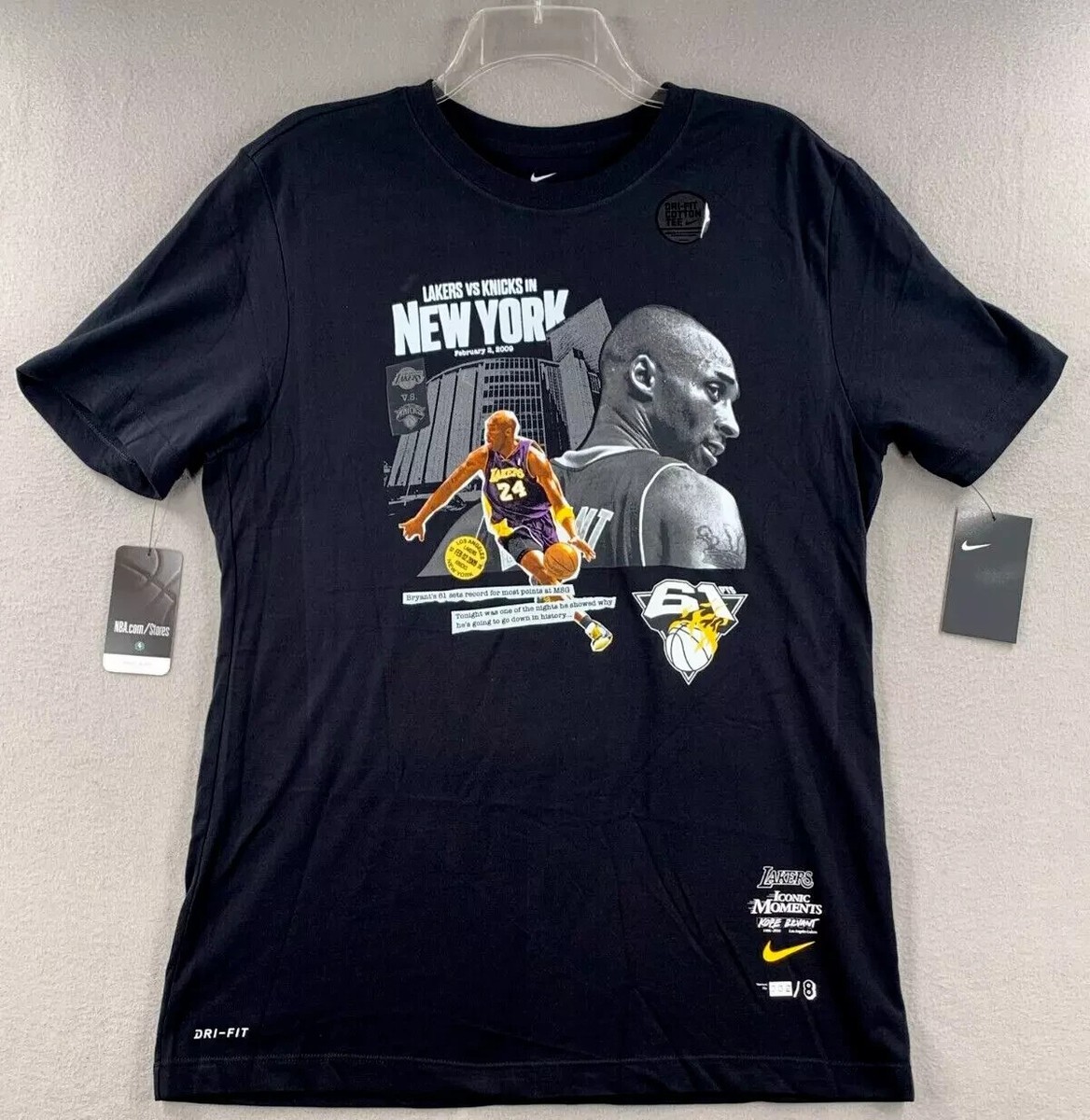 NIKE NBA LAKERS KOBE BRYANT ゲームシャツ Nike Kobe Bryant Los Angeles Lakers City Edition Swingman