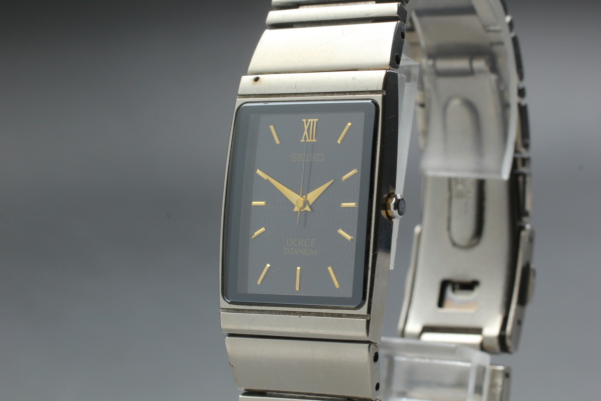 割引購入 Vintage [Near MINT] Seiko Dolce 4J41-5000 Black Dial ドルチェ