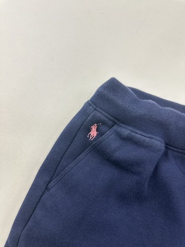 Polo Ralph Lauren Sweatpants Girls L Large Blue Pink Pony Cargo Joggers - Picture 4 of 6