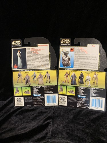 Lot Of 2: Star Wars Power Of The Force POTF Princess Leia And Yoda - Bild 6 von 6