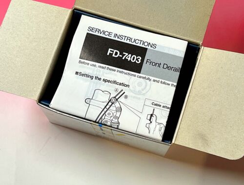 Deragliatore anteriore Shimano Dura-Ace 7400 Fd-7402 a fascetta nuovo in box - Picture 18 of 23