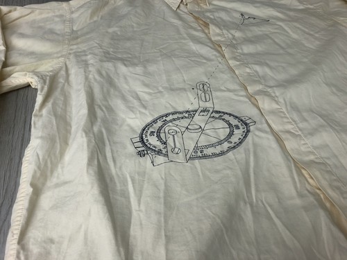 Paul Smith Shirt Nautical Graphic Print Collared Dress Button Up Mens Size XL - Picture 3 of 12