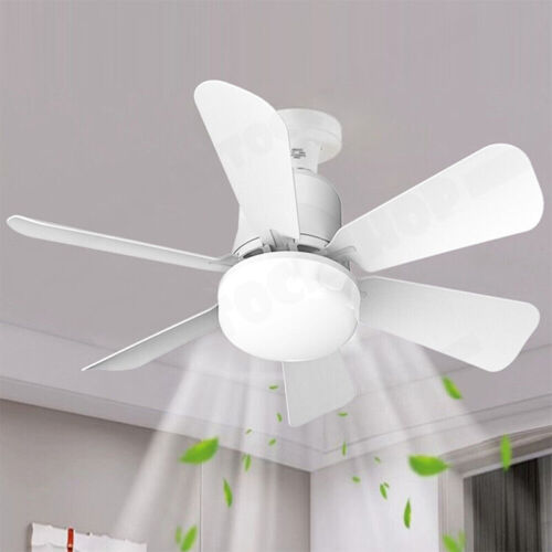 Large Ceiling Fan E27 Socket Fan 30W with Dimmable LED Light Remote Controller - Picture 5 of 12
