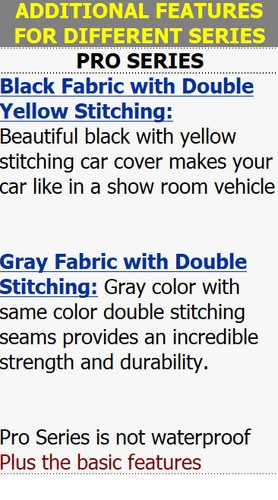 Car Cover 2000 2001 2002 2003 2004 2005 2006 2007 2008 2009 2010 Chevy Tahoe - Picture 3 of 12